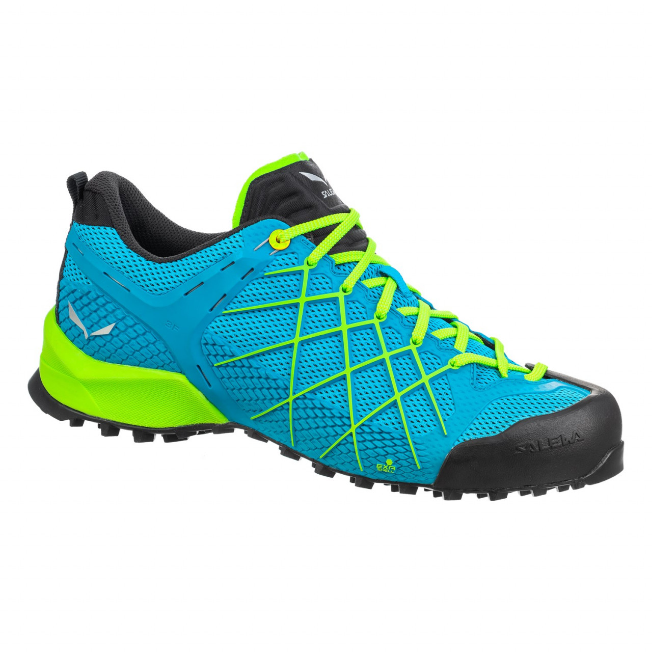 Salewa Men's Wildfire Approach Shoes Blue/Green ISY-126750